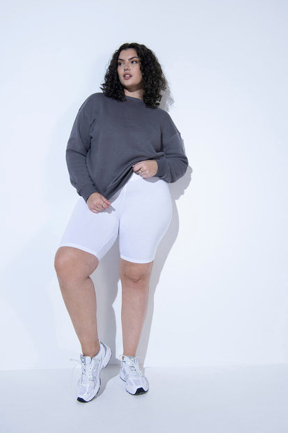 Everyday Radlerhose Lightweight Curvy - White