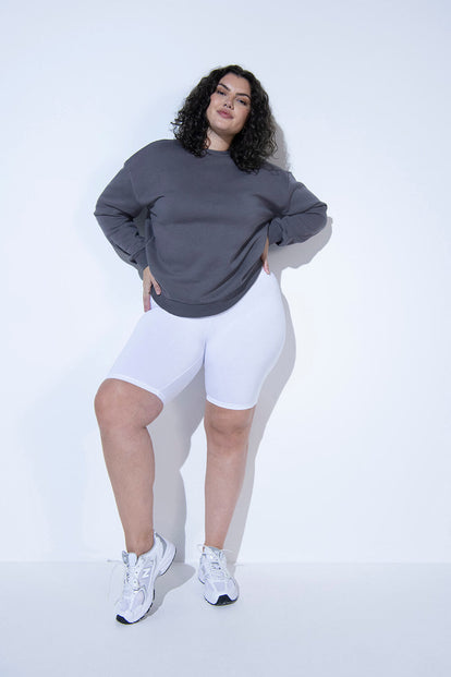 Everyday Radlerhose Lightweight Curvy - White