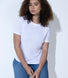 Everyday T-Shirt Curvy-Shirt - White