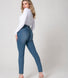 Slim-Fit Mom Jeans - Mid Blue