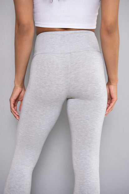 Cropped Leggings Lightweight - Light Grey