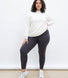 Everyday High Waisted Leggings Curvy - Odyssey Grey