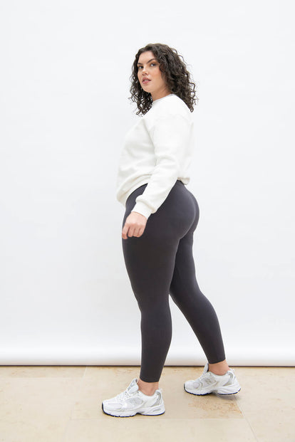 Everyday High Waisted Leggings Curvy - Odyssey Grey