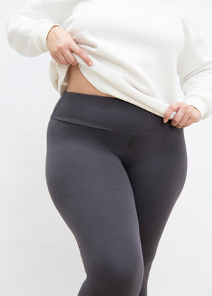 Everyday High Waisted Leggings Curvy - Odyssey Grey