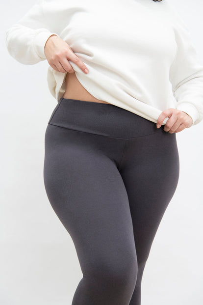 Everyday High Waisted Leggings Curvy - Odyssey Grey