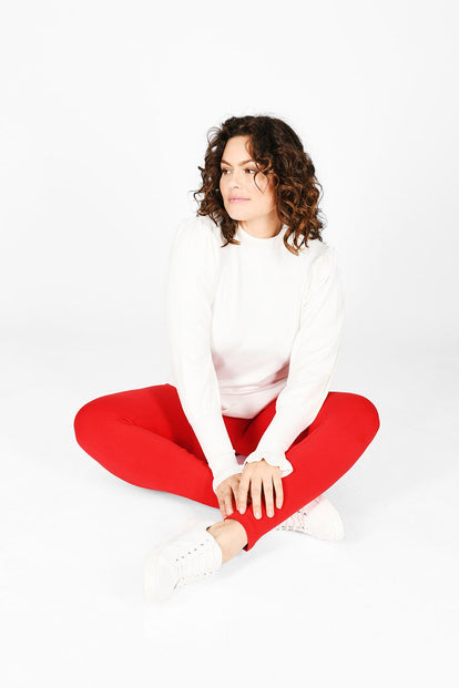 Everyday Leggings Curvy - Poppy Red