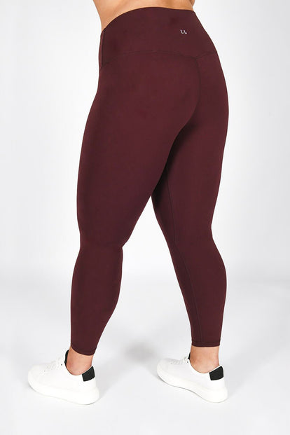 Revitalise 7/8 High Waisted Leggings Curvy - Winter Berry