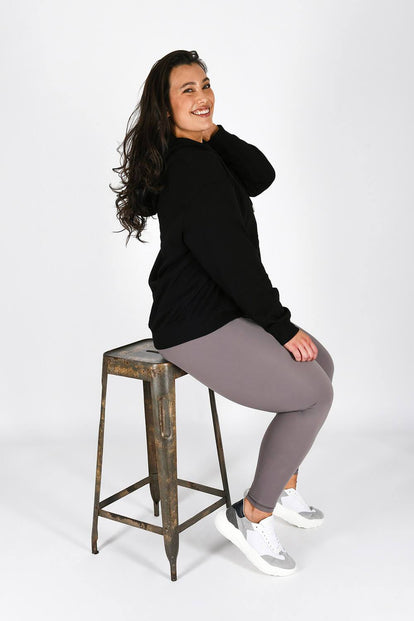 Revitalise 7/8 High Waisted Leggings Curvy - Mauve