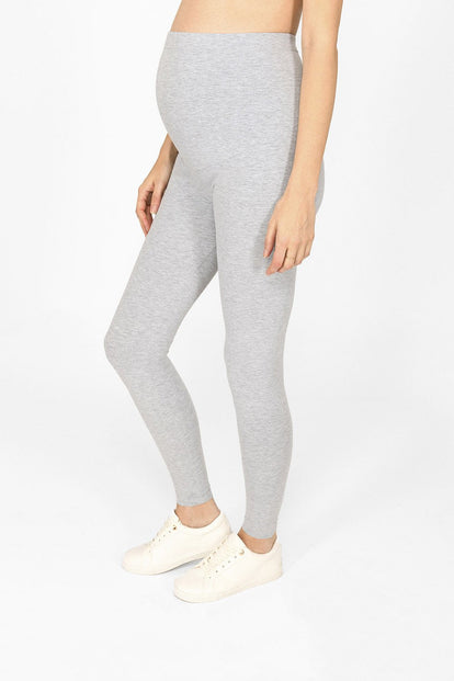 Everyday Umstandsleggings - Light Grey Marl