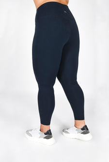 Revitalise 7/8 High Waisted Leggings Curvy - Navy Blue