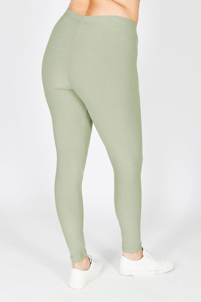 Everyday Leggings Curvy - Sage Green