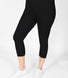 Everyday Cropped Leggings Curvy - Black