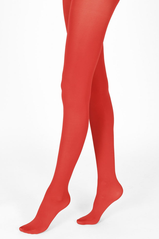 60 Den Strumpfhose - Poppy Red