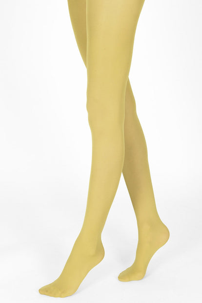 40 Den Strumpfhose - Mustard