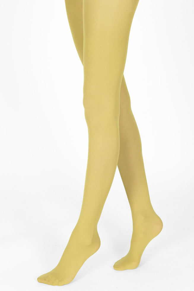 40 Den Strumpfhose - Mustard