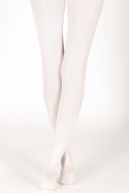 40 Den Strumpfhose - White