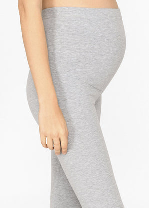 Everyday Umstandsleggings - Light Grey Marl