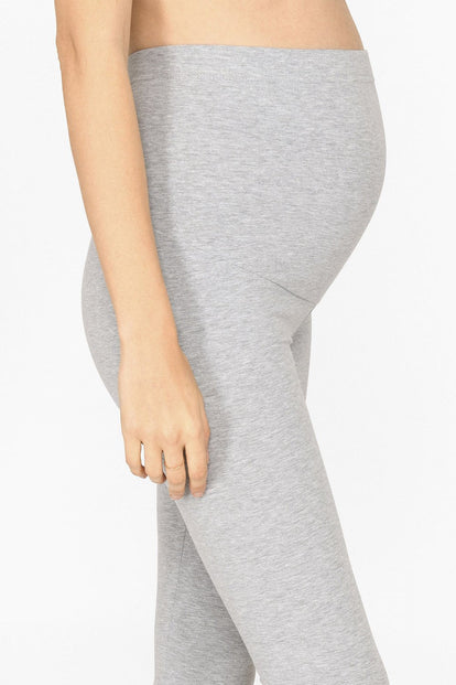 Everyday Umstandsleggings - Light Grey Marl