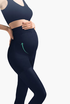 100 Den Umstandsstrumpfhose - Navy