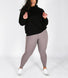 Revitalise High Waisted Leggings Curvy - Mauve