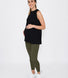 Focus 7/8 Umstandsleggings Sport - Olive Green