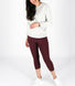 Revitalise Cropped Umstandsleggings - Winter Berry