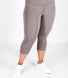 Revitalise Cropped High Waisted Leggings Curvy - Mauve