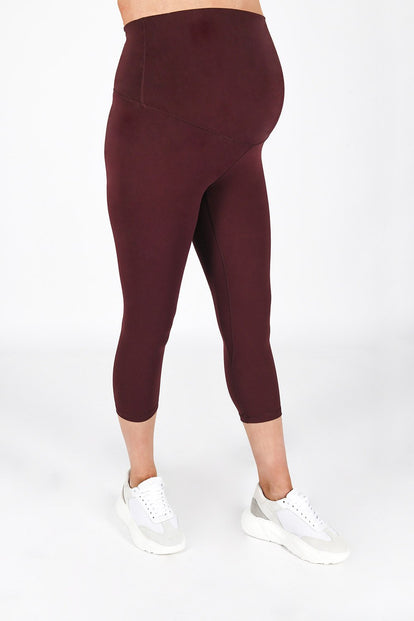 Revitalise Cropped Umstandsleggings - Winter Berry