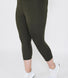 Focus Cropped High Waisted Sport Leggings Curvy - Olive Green