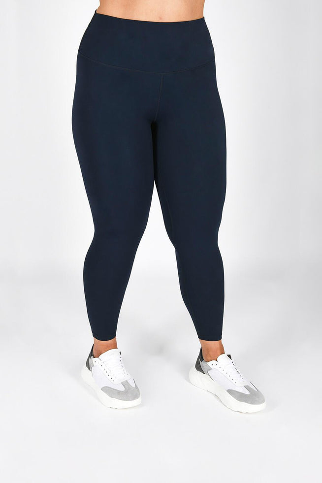 Revitalise 7/8 High Waisted Leggings Curvy - Navy Blue