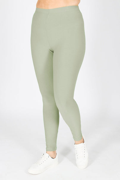 Everyday Leggings Curvy - Sage Green