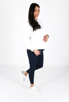 Revitalise 7/8 Umstandsleggings - Navy Blue