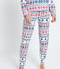 Soft Touch Pyjama Set  - White Christmas Print