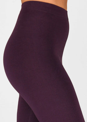 Everyday Cropped Leggings - Acai Purple