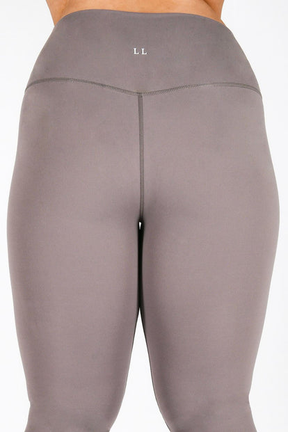 Revitalise High Waisted Leggings Curvy - Mauve