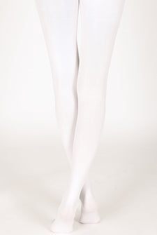 100 Den Strumpfhose - White