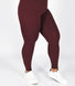 Revitalise High Waisted Leggings Curvy - Winter Berry