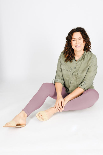 Everyday Leggings Curvy - Elderberry Purple