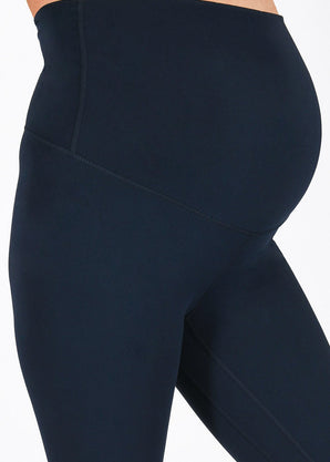 Revitalise Cropped Umstandsleggings - Navy Blue