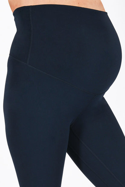 Revitalise Cropped Umstandsleggings - Navy Blue