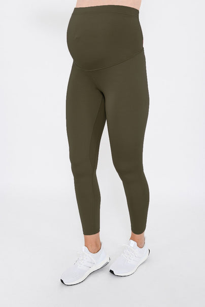 Focus 7/8 Umstandsleggings Sport - Olive Green