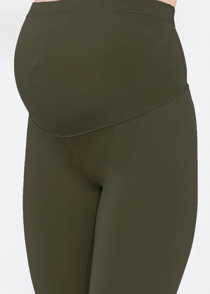 Focus 7/8 Umstandsleggings Sport - Olive Green