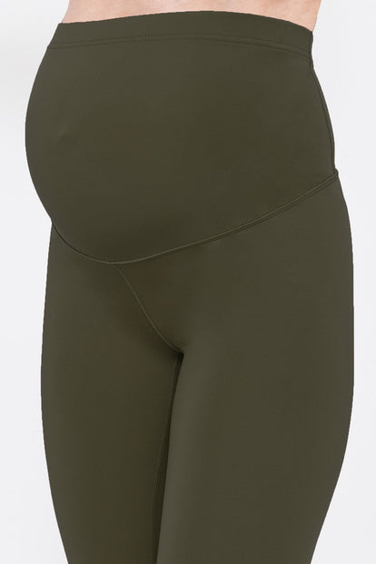 Focus 7/8 Umstandsleggings Sport - Olive Green