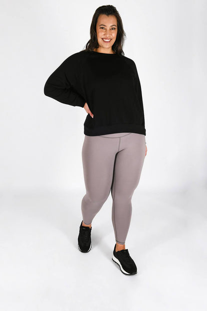 Revitalise 7/8 High Waisted Leggings Curvy - Mauve