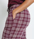 100% Baumwoll-Pyjama Set - Burgundy Check