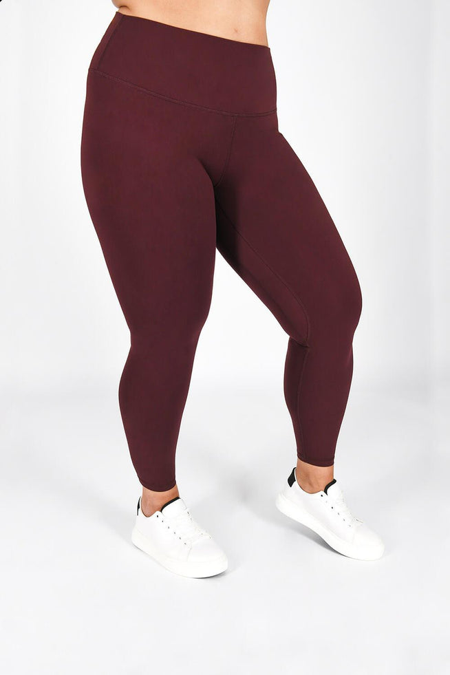 Revitalise 7/8 High Waisted Leggings Curvy - Winter Berry