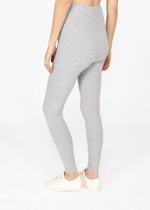 Everyday Umstandsleggings - Light Grey Marl