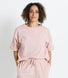 Baumwoll-Pyjama Set Gestreift - Dusty Pink