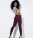 Everyday High Waisted Leggins Lightweight - Burgundy