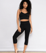 Cropped Leggings Lightweight - Black